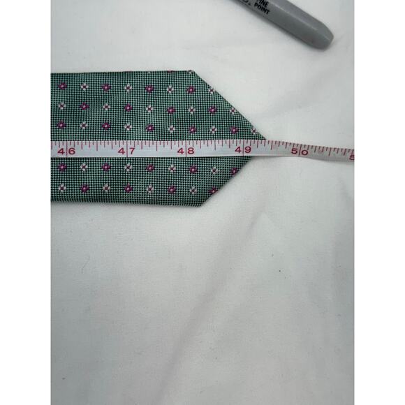 Boys IMANI green and pink tie - Picture 6 of 11
